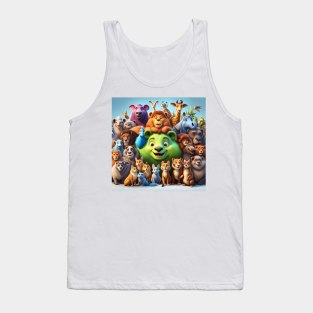 Animal Christmas Tank Top